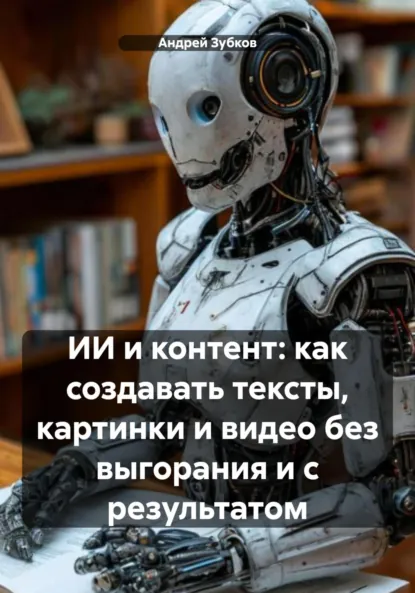 Обложка книги ИИ и контент: как создавать тексты, картинки и видео без выгорания и с результатом, Андрей Васильевич Зубков