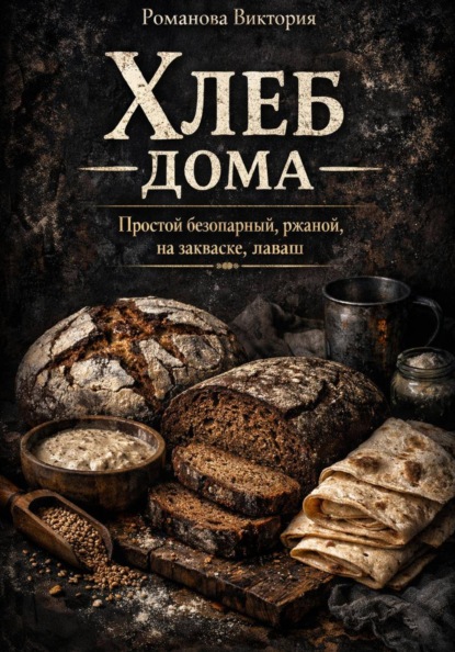 

Хлеб дома — простой безопарный, ржаной, на закваске, лаваш