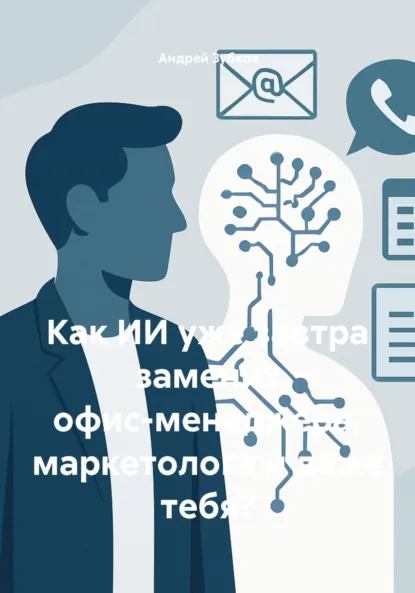 Обложка книги Как ИИ уже завтра заменит офис-менеджера, маркетолога и даже тебя?, Андрей Васильевич Зубков