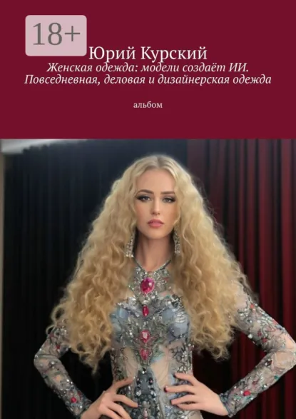 Обложка книги Женская одежда: модели создаёт ИИ. Повседневная, деловая и дизайнерская одежда. Альбом, Юрий Курский