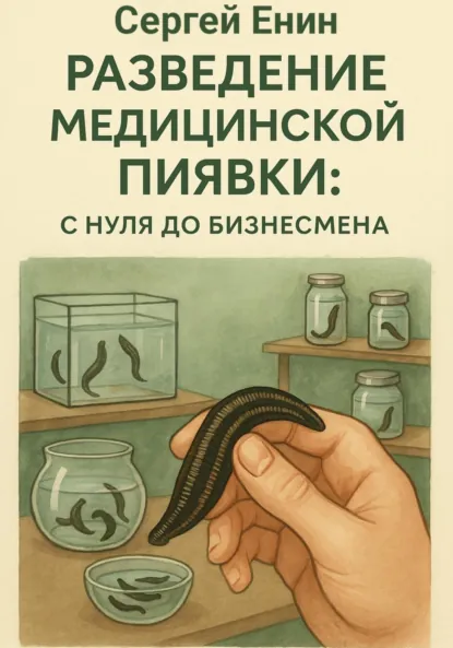 Обложка книги Разведение медицинской пиявки: с нуля до бизнесмена, Сергей Евгеньевич Енин