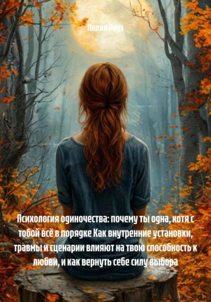 

Психология одиночества: почему ты одна, хотя с тобой всё в порядке Как внутренние установки, травмы и сценарии влияют на твою способность к любви, и как вернуть себе силу выбора