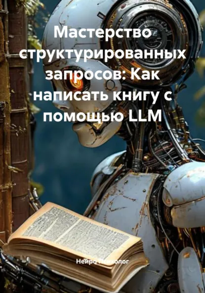 Обложка книги Мастерство структурированных запросов: Как написать книгу с помощью LLM, Нейро Психолог