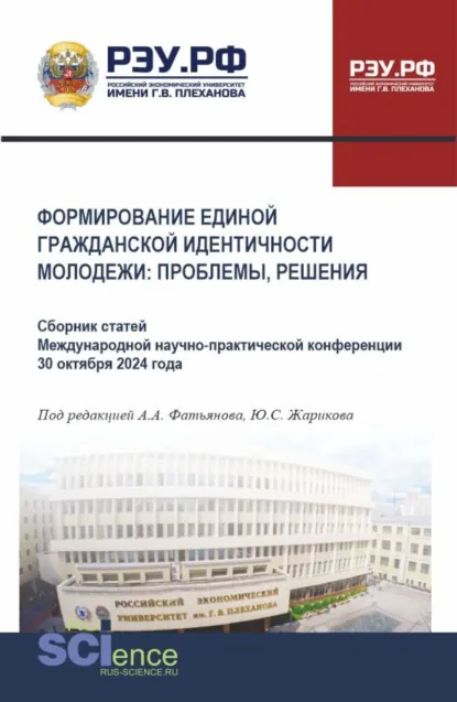Обложка книги Формирование единой гражданской идентичности молодежи: проблемы, решения. (Бакалавриат, Магистратура). Сборник статей., Николай Николаевич Косаренко