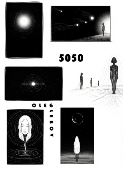 Обложка книги Пятьдесят пятьдесят, Олег Глебов