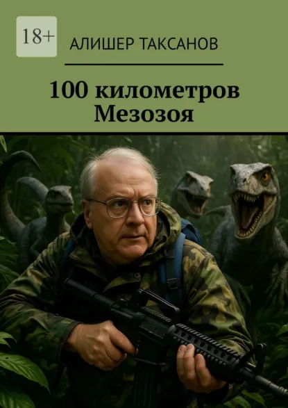 Обложка книги 100 километров Мезозоя, Алишер Таксанов