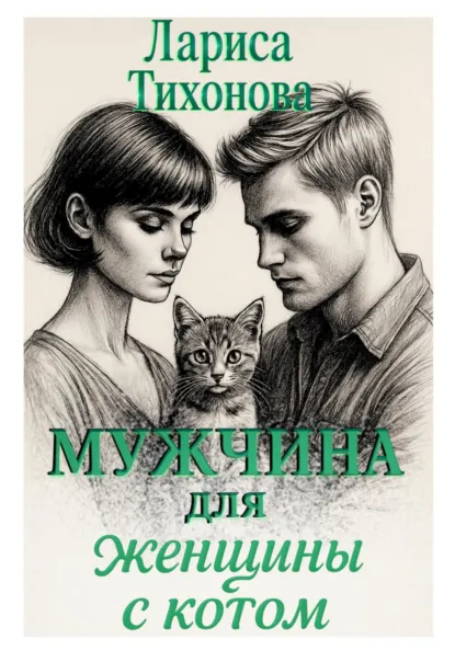 Обложка книги Мужчина для женщины с котом, Лариса Тихонова