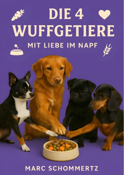 Die 4 Wuffgetiere - Mit Liebe im Napf