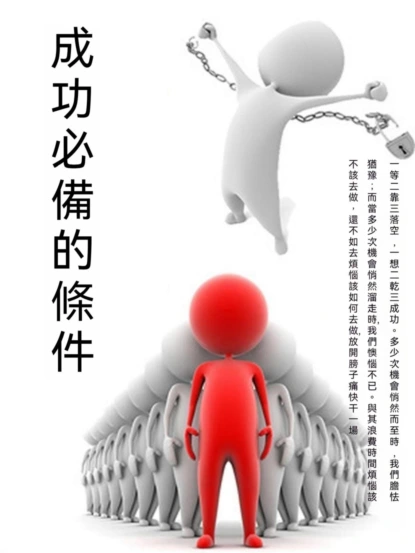 成功必備的條件