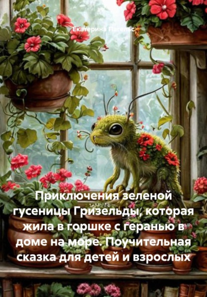 

Приключения зеленой гусеницы Гризельды, которая жила в горшке с геранью в доме на море. Поучительная сказка для детей и взрослых