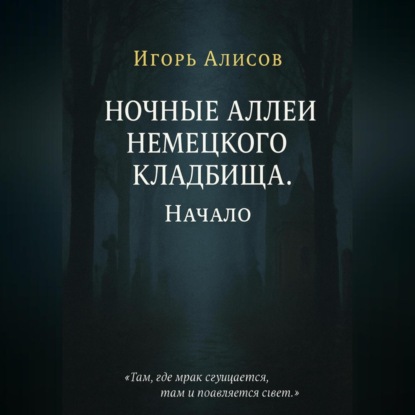 

Ночные аллеи Немецкого кладбища. Начало.