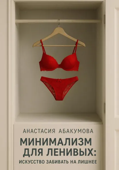 Обложка книги Минимализм для ленивых: Искусство забивать на лишнее, Анастасия Абакумова