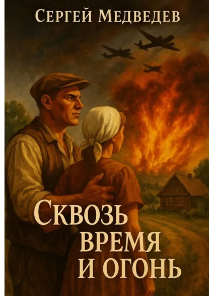 Обложка книги Сквозь время и огонь. История семьи, выстоявшей в горниле войны, Сергей Максимович Медведев