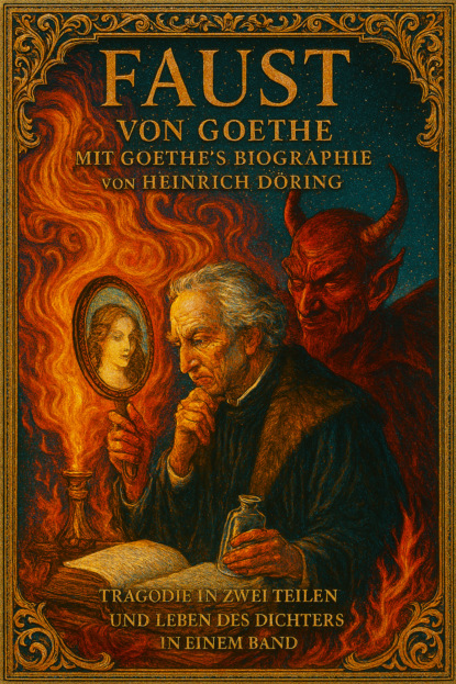 Faust von Goethe mit Goethe's Biographie von Heinrich Döring
