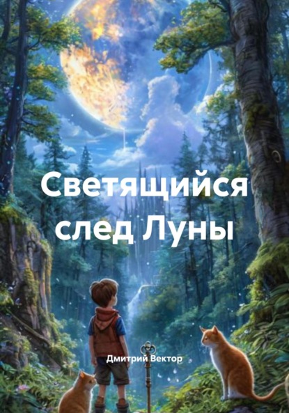 Светящийся след Луны
