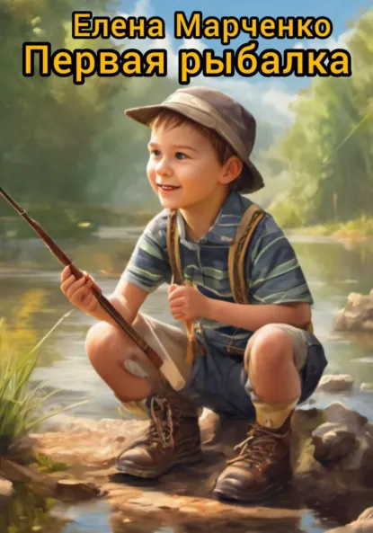 Обложка книги Первая рыбалка, Елена Дмитриевна Марченко