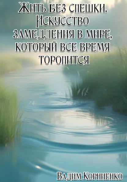Обложка книги Жить без спешки. Искусство замедления в мире, который всё время торопится, Вадим Михайлович Корниенко