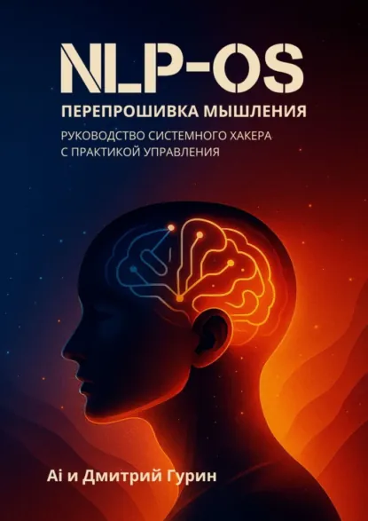 Обложка книги NLP-OS Перепрошивка мышления. Руководство системного характера с практикой управления, AI и Дмитрий