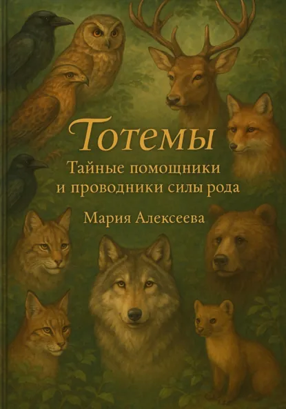 Обложка книги Тотемы. Тайные помощники и проводники силы рода и души, Мария Алексеевна Алексеева