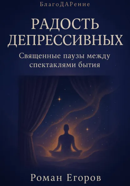 Обложка книги «Радость депрессивных», Роман Егоров