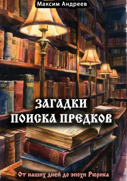 Обложка книги Загадки поиска предков: от наших дней до эпохи Рюрика, Максим Александрович Андреев
