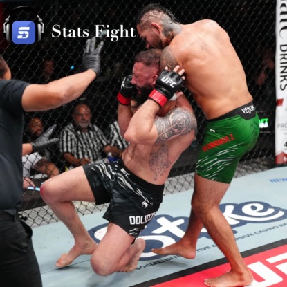 Эрнандес не заметил Долидзе. Доминирующее выступление американца на UFC on ESPN 72