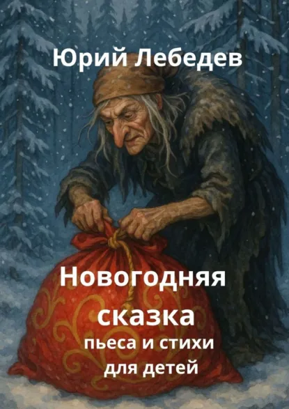 Обложка книги Новогодняя сказка. Пьеса и стихи для детей, Юрий Анатольевич Лебедев