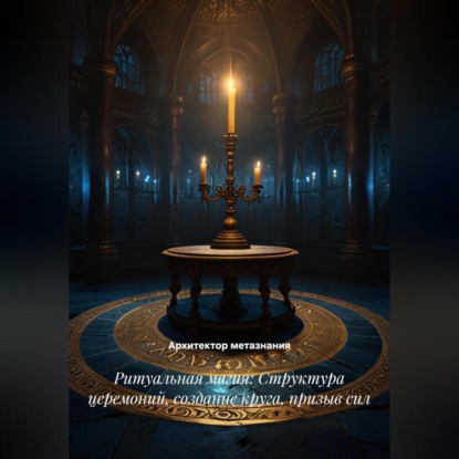 

Ритуальная магия: Структура церемоний, создание круга, призыв сил