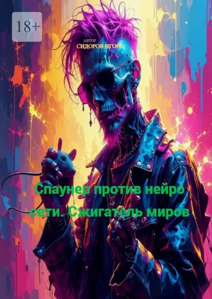 Обложка книги Спаунер против Нейро Сети. Сжигатель миров, Игорь Сидоров