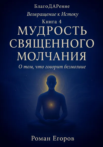 Обложка книги «Мудрость священного молчания», Роман Егоров