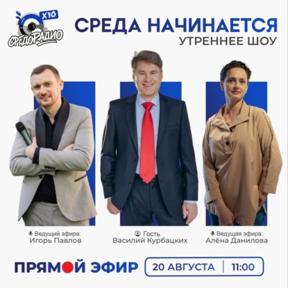 Утреннее шоу «Среда начинается» Алёна Данилова и города будущего
