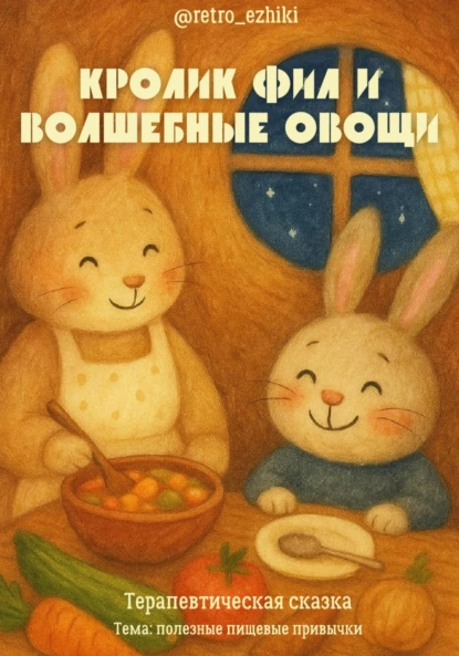 Обложка книги Кролик Фил и волшебные овощи, Оксана Михайловна Щербакова