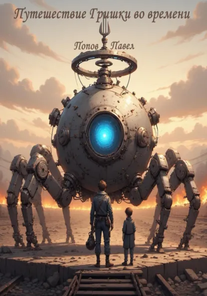 Обложка книги Путешествие Гришки во времени, Павел Попов
