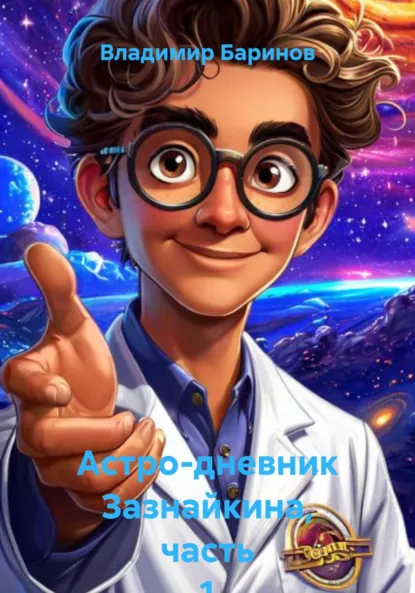 Обложка книги Астро-дневник Зазнайкина, часть 1, Владимир Баринов