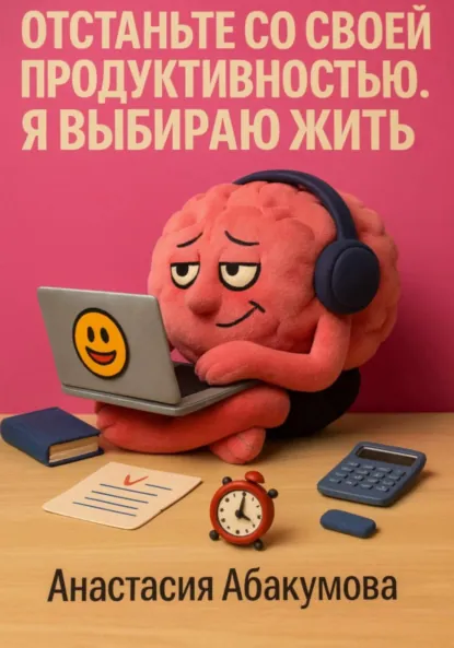 Обложка книги Отстаньте со своей продуктивностью. Я выбираю жить, Анастасия Абакумова