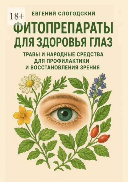 Обложка книги Фитопрепараты для здоровья глаз. Травы и народные средства для профилактики и восстановления зрения, Евгений Слогодский