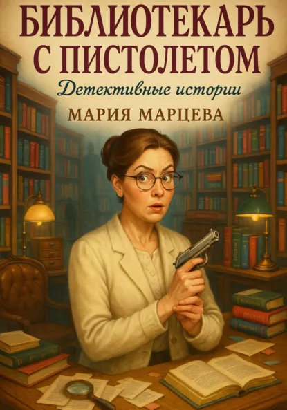 Обложка книги Детективные истории. Библиотекарь с пистолетом, Мария Марцева