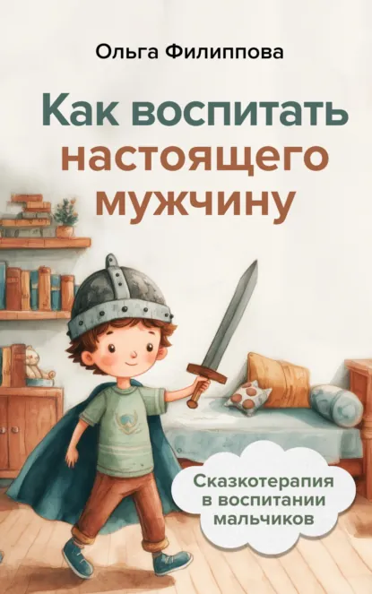 Обложка книги Сказкотерапия в воспитании мальчиков. Как воспитать настоящего мужчину, Ольга Филиппова