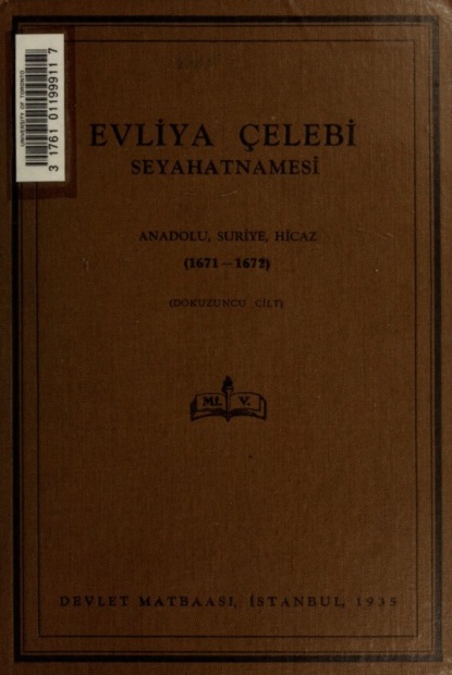 Evliya Çelebi seyahatnamesi