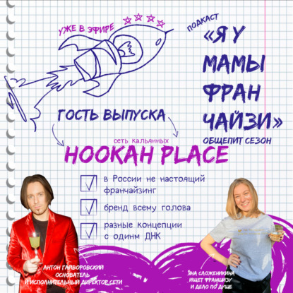 12.Общепит: кальянные HOOKAH PLACE. Основатель Антон Гайворонский. Бизнес как искусство