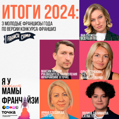 4 лучшие молодые франшизы 2024 года: итоги конкурса франшиз FranchCamp
