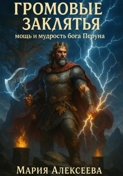 Обложка книги Громовые заклятья. Мощь и мудрость бога Перуна, Мария Алексеевна Алексеева