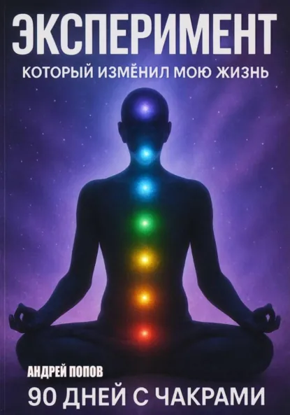 Обложка книги Эксперимент, который изменил мою жизнь: 90 дней с чакрами, Андрей Попов