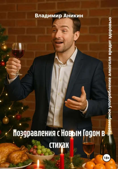 Обложка книги Поздравления с Новым Годом в стихах, Владимир Аникин