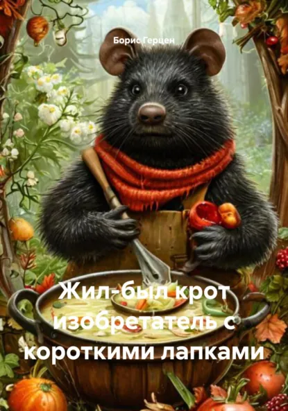 Обложка книги Жил-был крот изобретатель с короткими лапками, Борис Тимофеевич Герцен