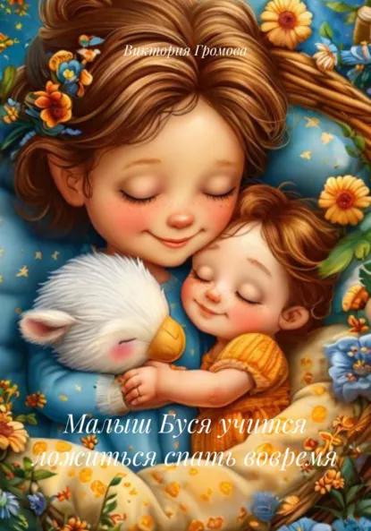 Обложка книги Малыш Буся учится ложиться спать вовремя, Виктория Александровна Громова