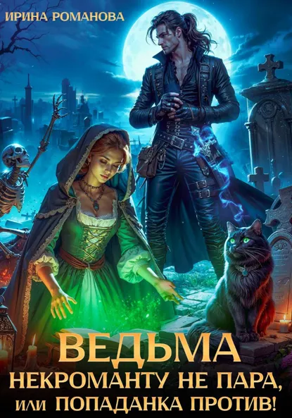 Обложка книги Ведьма некроманту не пара, или Попаданка против!, Ирина Романова