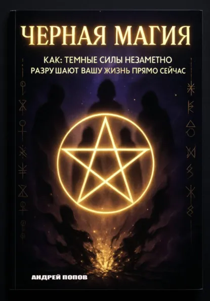 Обложка книги Черная магия: как темные силы незаметно разрушают вашу жизнь прямо сейчас, Андрей Попов