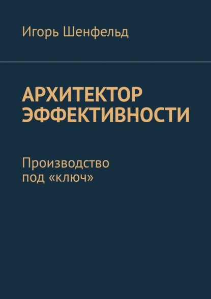 

Архитектор эффективности. Производство под «ключ»