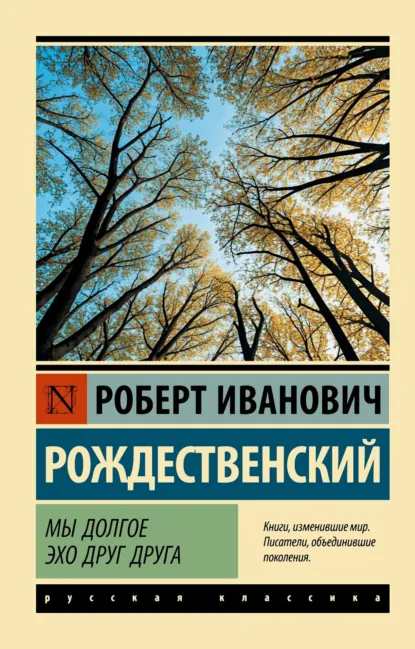 Обложка книги Мы долгое эхо друг друга, Роберт Рождественский